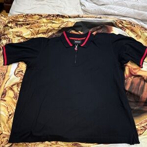 Black and Red Polo Shirt